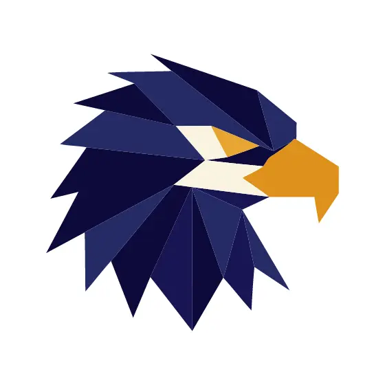 Side Profile Navy Eagle Head