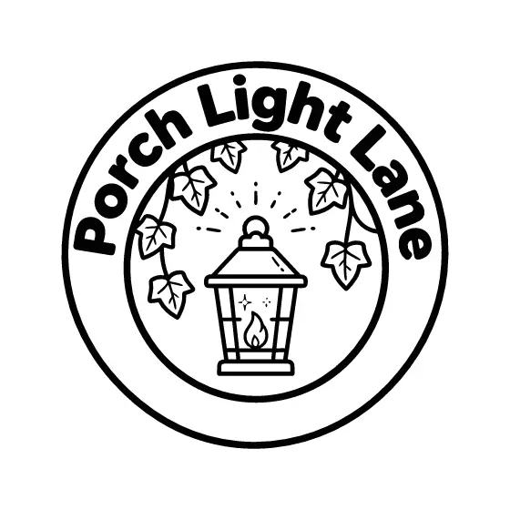 Porch Light Lane Badge With Lantern Rays