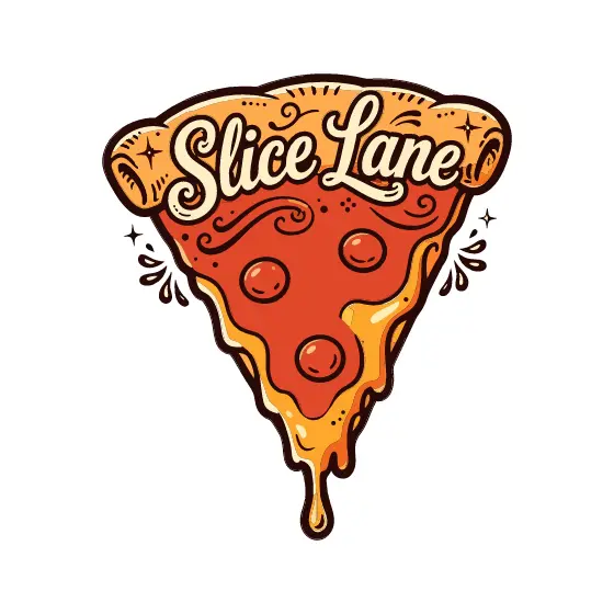 Pepperoni Pizza Slice With Script Sign