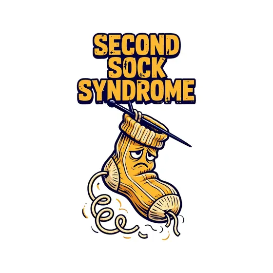 Yellow Sock On Needle Variant