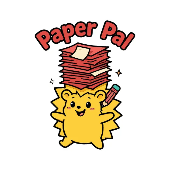 Yellow Hedgehog Holding Pencil With Sparkles