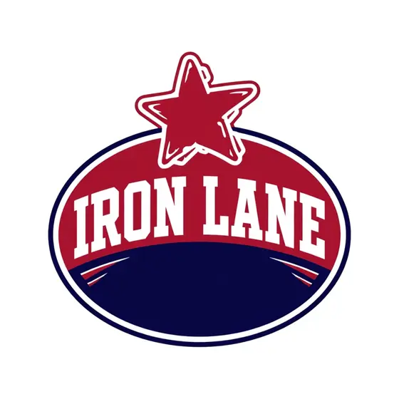 Crimson Star Oval Varsity Badge