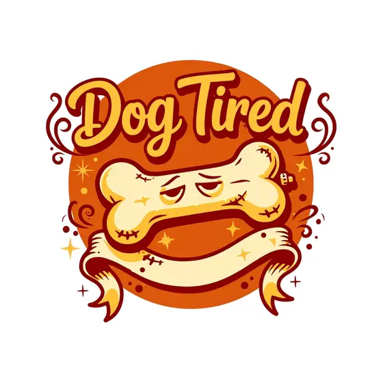 Worn Squeaky Bone Retro Banner