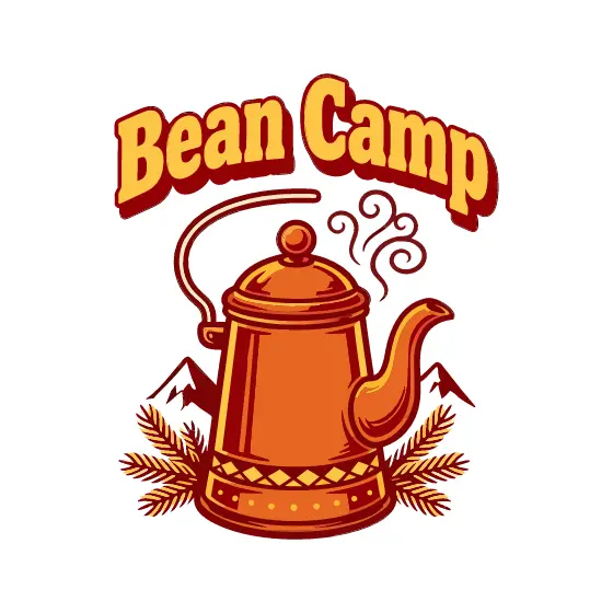 Yellow Bean Camp Percolator With Pine Sprigs