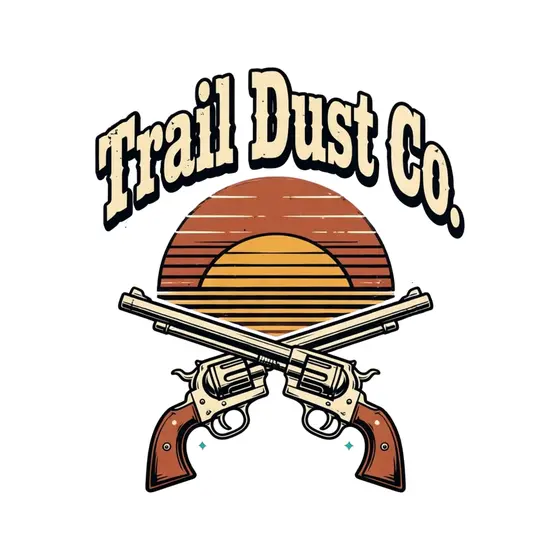 Trail Dust Co. Revolvers and Sunset Badge
