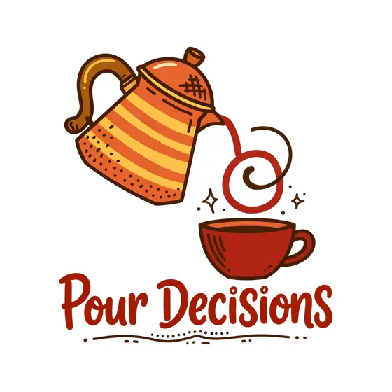 Red Pot Pouring Into Red Mug
