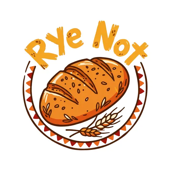 Mustard Lettered Loaf With Ring Border