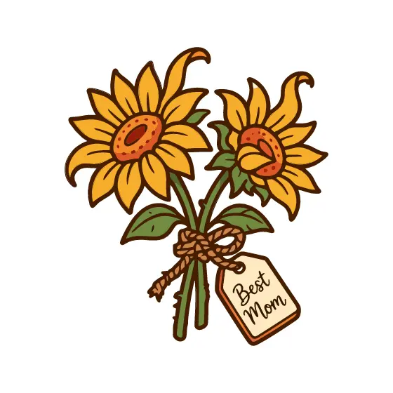 Tilted Twine Sunflower Bundle With Tag