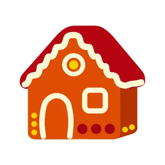 Gingerbread House With Round Window