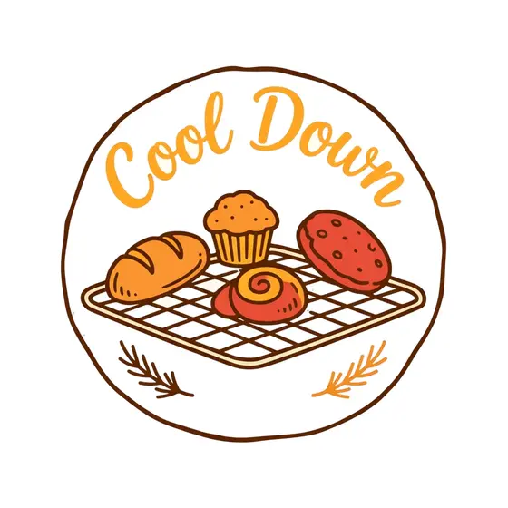 Cool Down Rack With Bread And Muffin