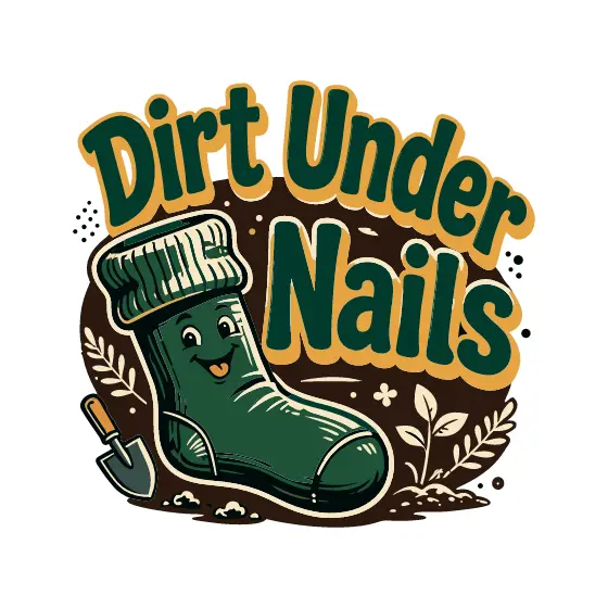 Green Sock Mascot With Garden Tools