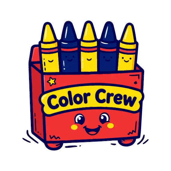 Smiling Red Crayon Box With Banner