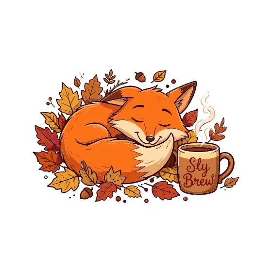 Sleeping Fox With Sly Brew Mug