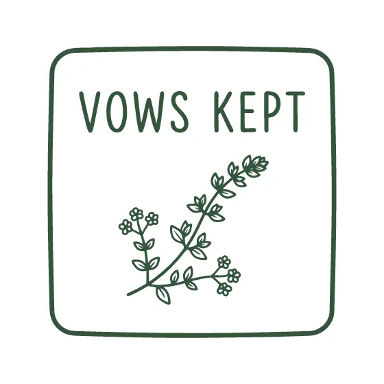 Vows Kept Diagonal Thyme Sprig