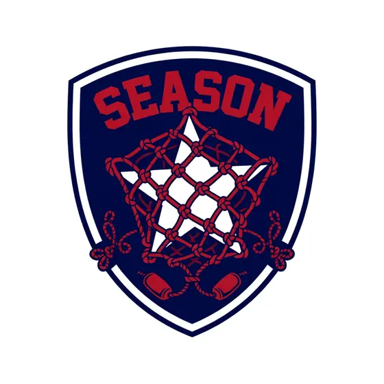Season Navy Shield Net Star