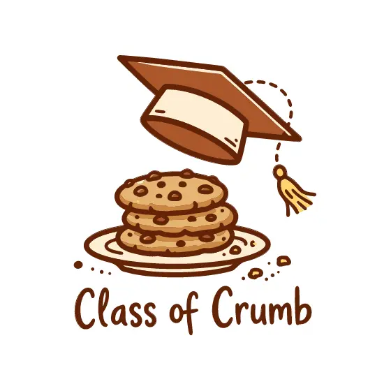 Graduation Cap and Cookies Sticker