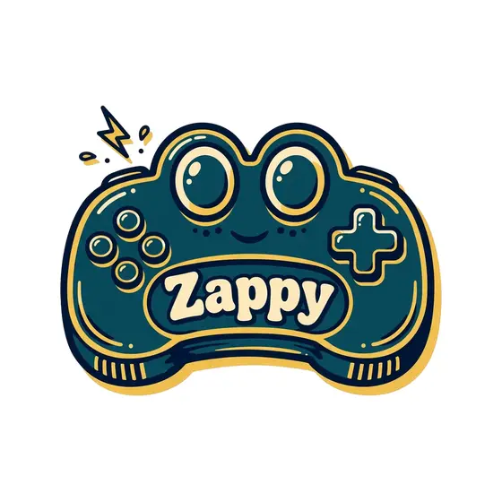Mustard-Outlined Gamepad With Smiling Face