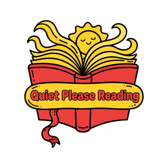 Sleepy Sun Over Open Book