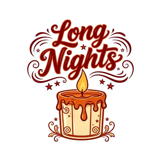 Long Nights Script with Dripping Candle