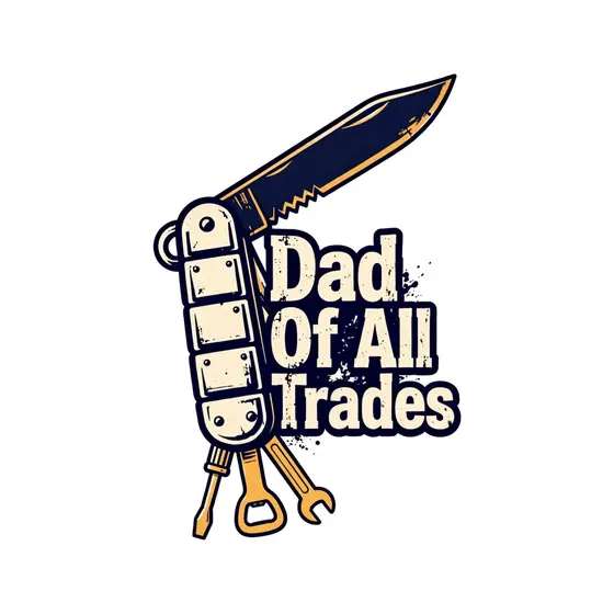 Pocket Knife With Dad Of All Trades