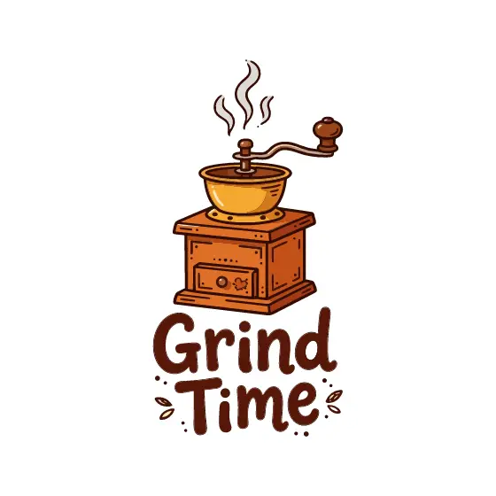 Wooden Coffee Grinder With Steam