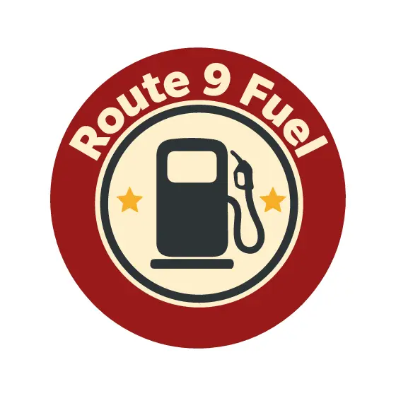 Route 9 Fuel Retro Gas Pump Emblem