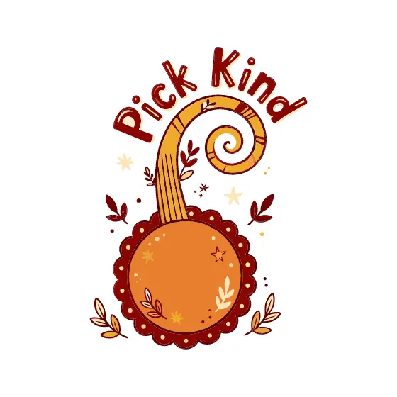 Pick Kind Banjo With Swirl Neck