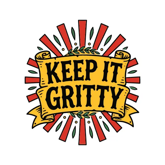 Keep It Gritty Laurel Sunburst
