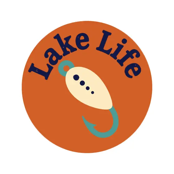 Lake Life Lure Badge Orange