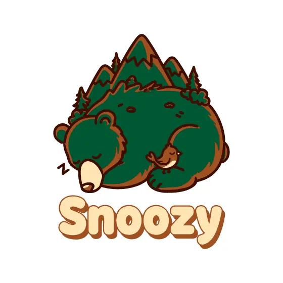 Sleeping Bear Mountain Snoozy Tee