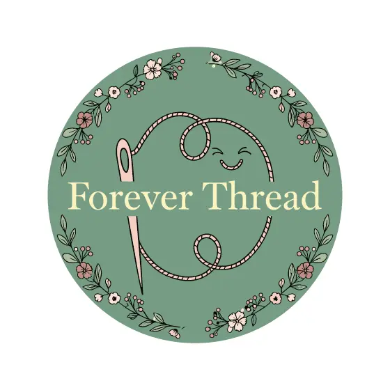 Smiling Thread Loop Sewing Badge