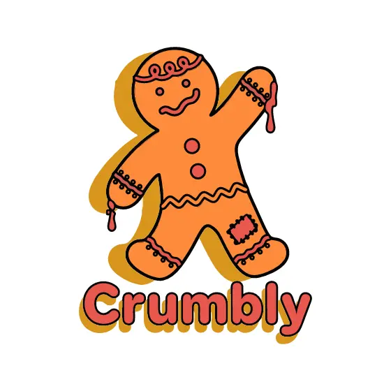 Gingerbread Man With Icing Trim Outfit