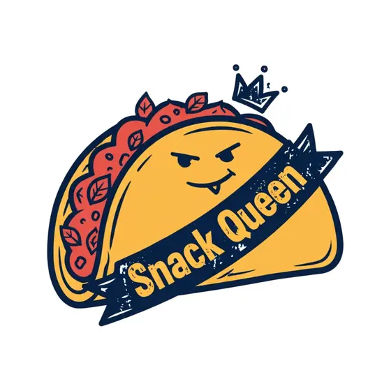 Scowling Taco With Angled Banner