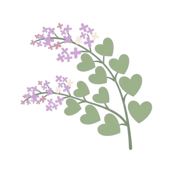 Double Lilac Sprig Arrangement