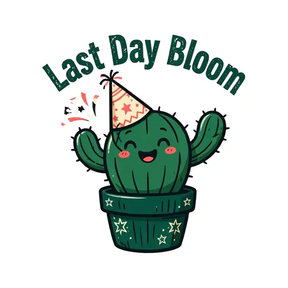 Happy Cactus with Star Pot