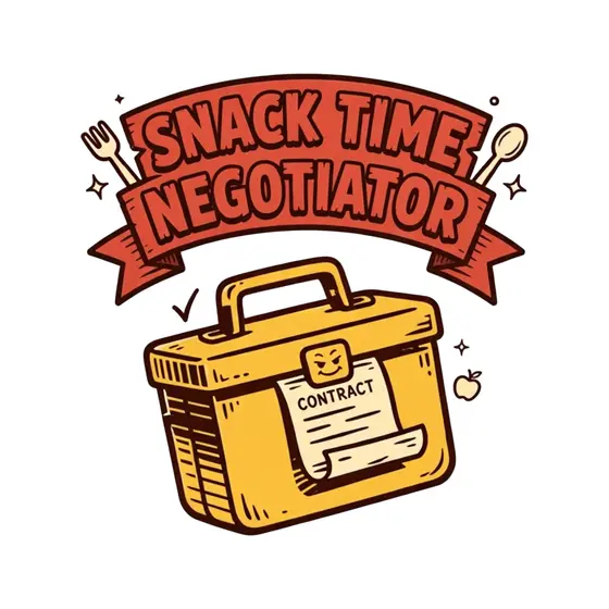 Red Banner Lunchbox With Contract