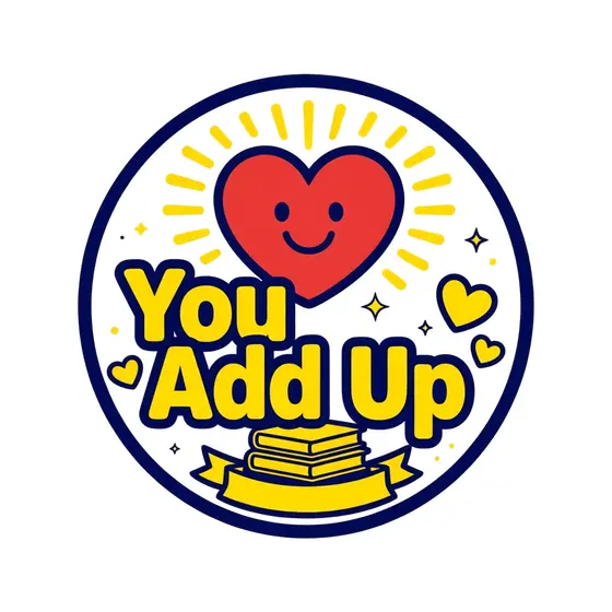 Heart with Rays and Books