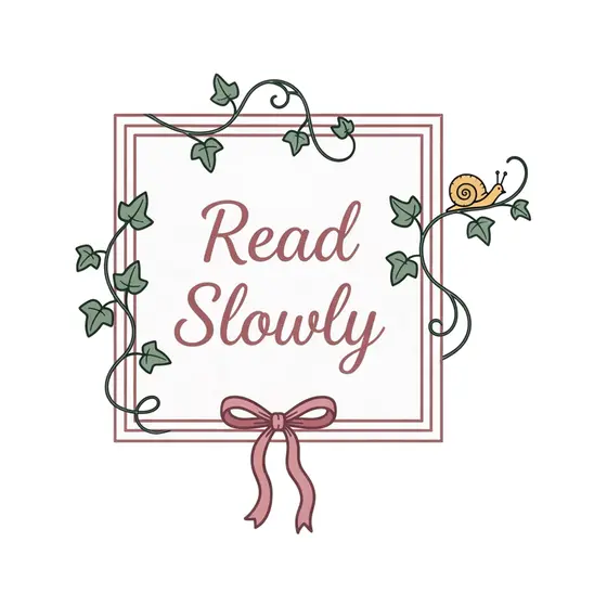 Read Slowly Ivy Frame With Snail