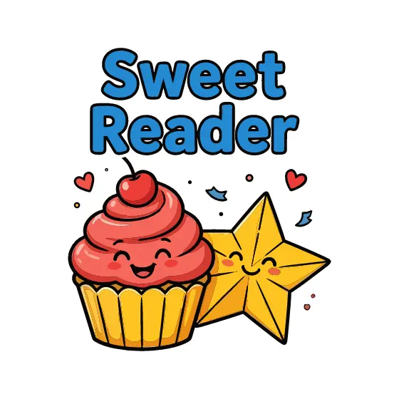Cupcake Beside Star With Sweet Reader