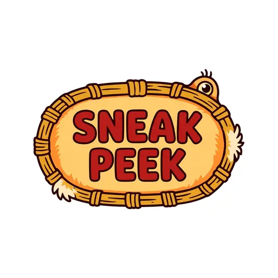 Sneak Peek Reed Label With Eye