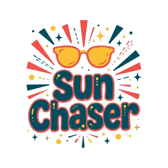 Teal Sun Chaser With Yellow Shades