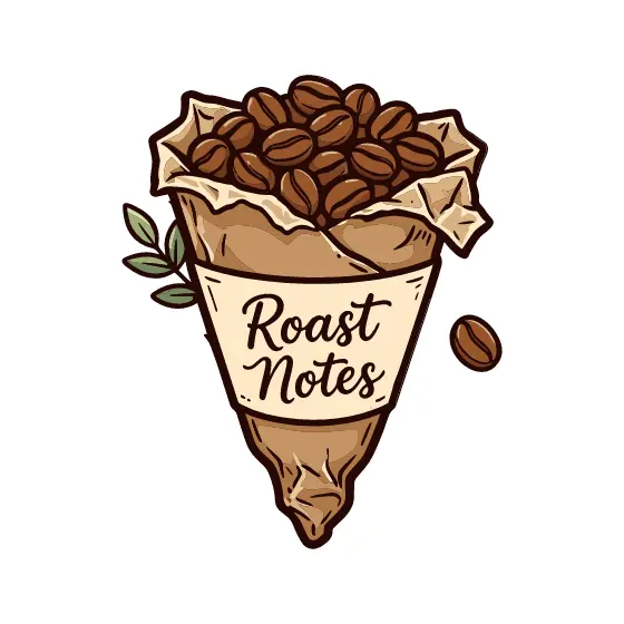 Espresso Beans in Torn Cone
