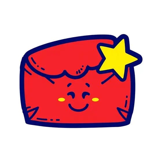 Red Envelope With Peeking Star