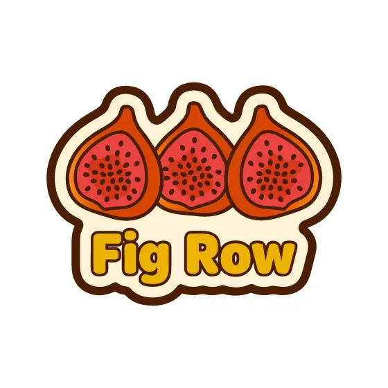 Three Halved Figs in a Row