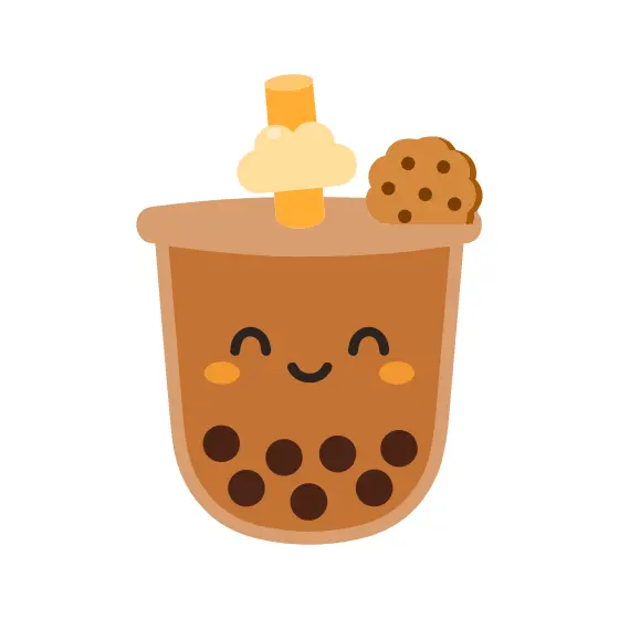 Choco Chip Cookie Boba Drink