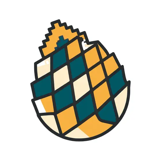Pinecone With Stepped Glass Top