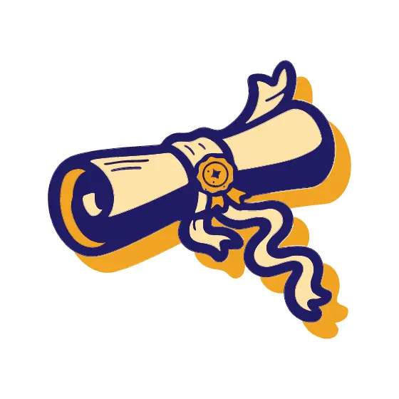 Navy Diploma With Mustard Seal