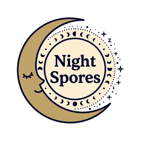 Crescent Moon Badge With Gold Border