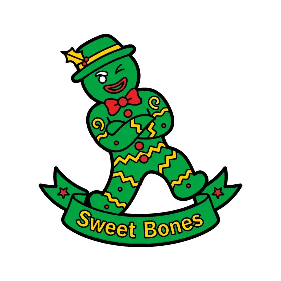Winking Gingerbread Man In Green Hat