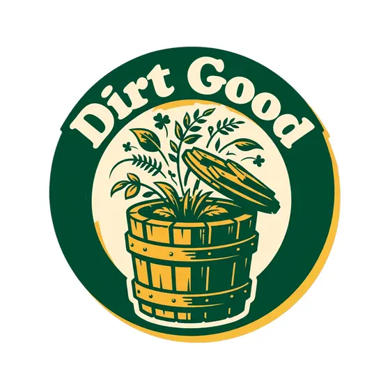 Dirt Good Compost Bin with Sprouts